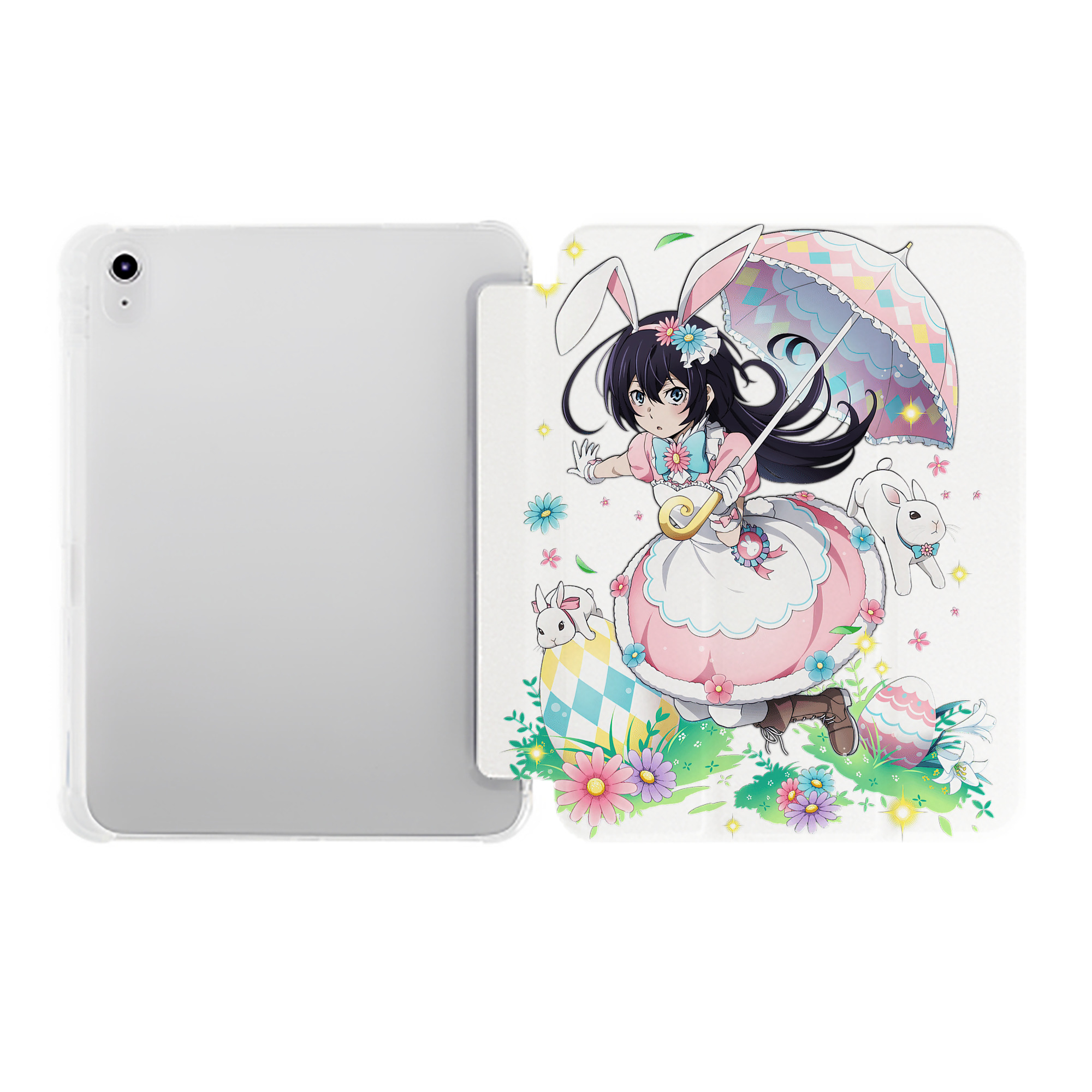 （画像用） 文豪ストレイドッグス Bungo Stray Dogs IPad ケース ペン収納付き 三つ折りスタンド PUレザー×シリコン 対応機種9.5/10.5/10.9インチ